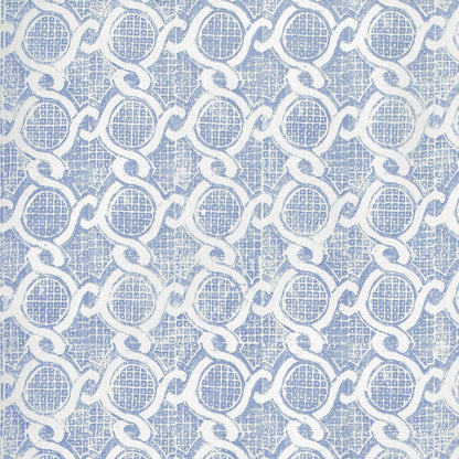 Chain Fabric by Blithfield in Blue