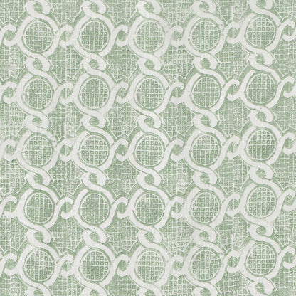 Chain Fabric by Blithfield in Green