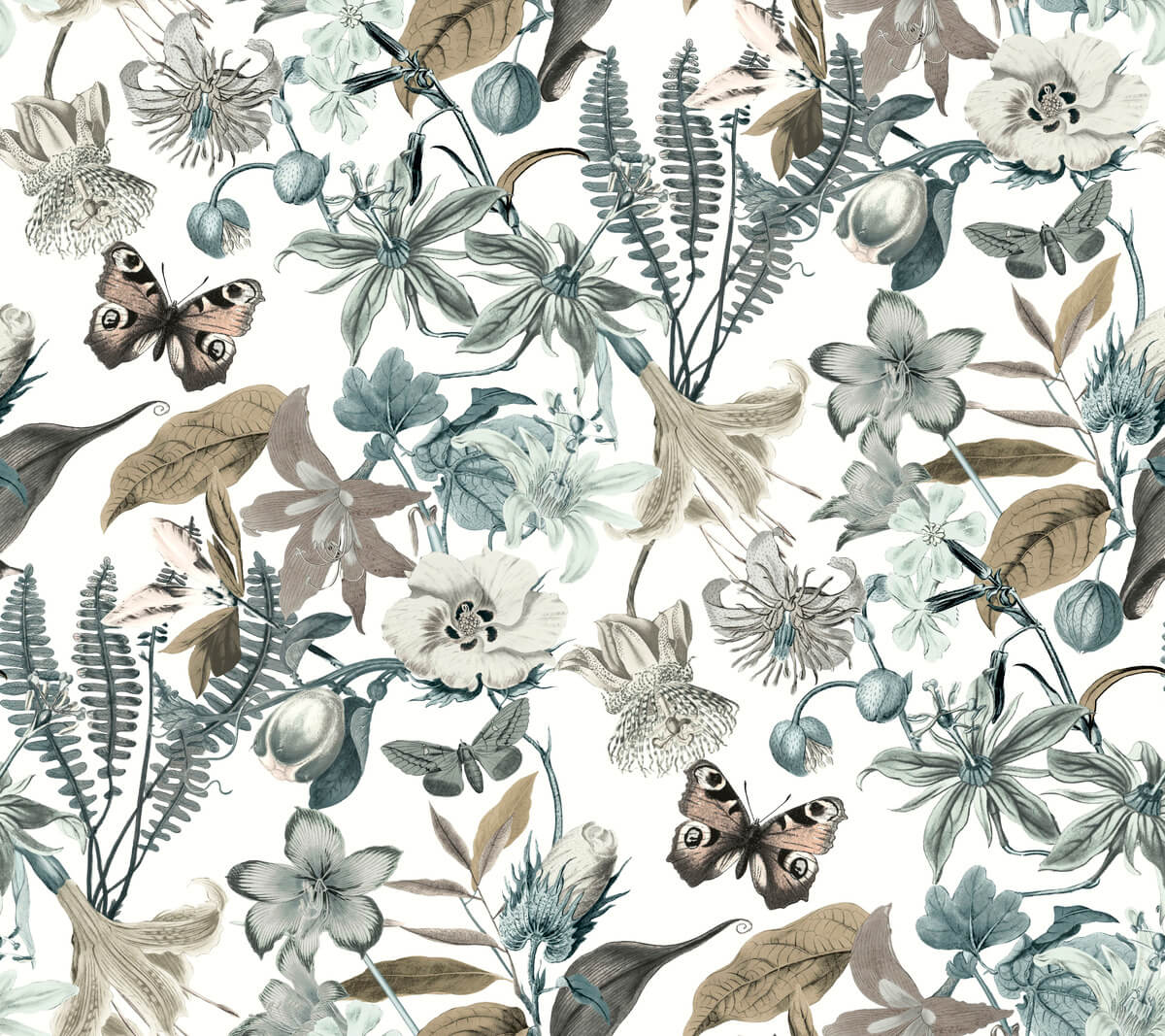 Butterfly House Wallpaper