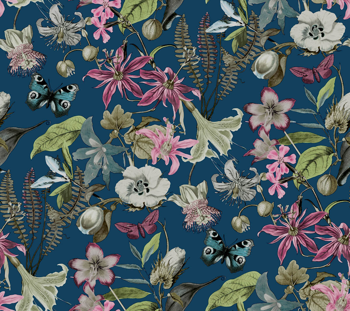 Butterfly House Wallpaper