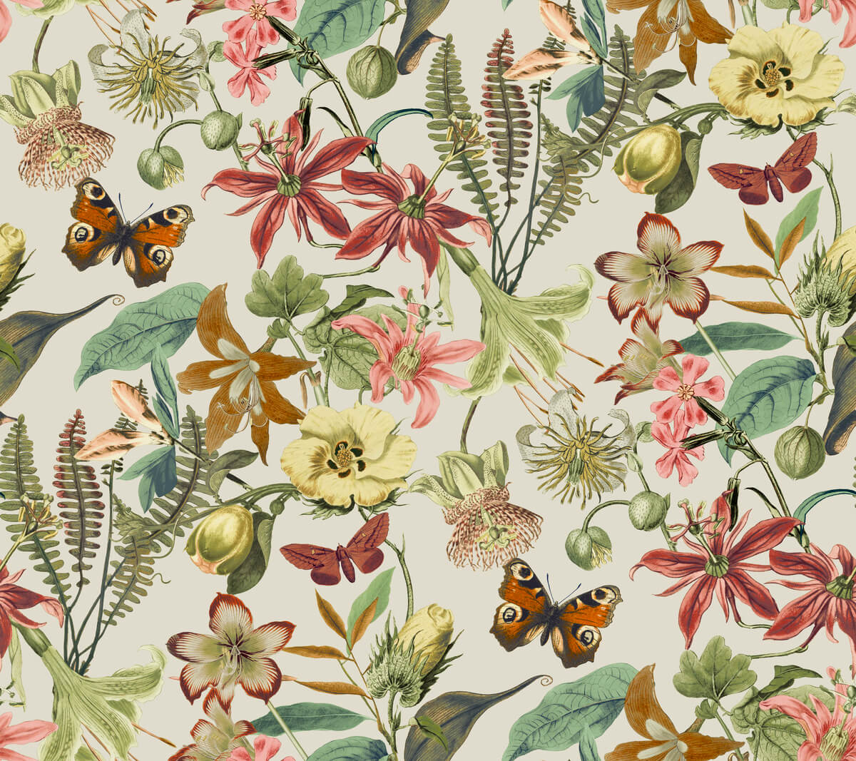 Butterfly House Wallpaper