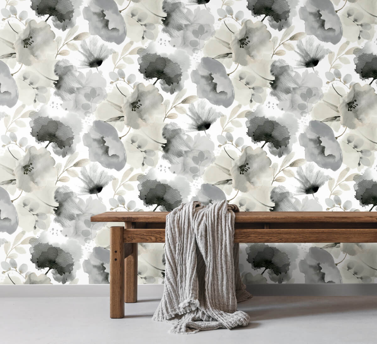 Blooms Second Edition Watercolor Bouquet Wallpaper