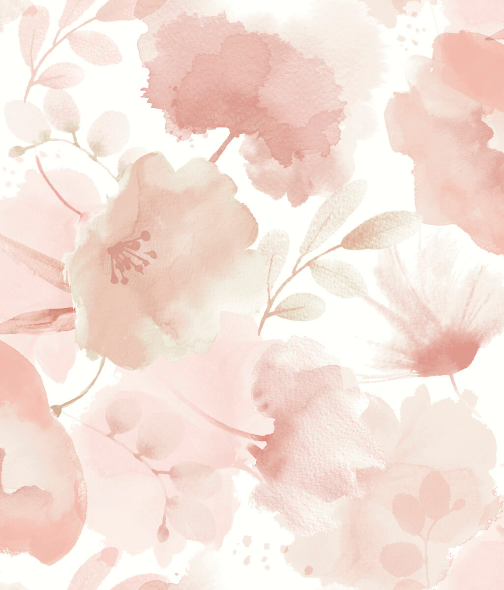 Blooms Second Edition Watercolor Bouquet Wallpaper