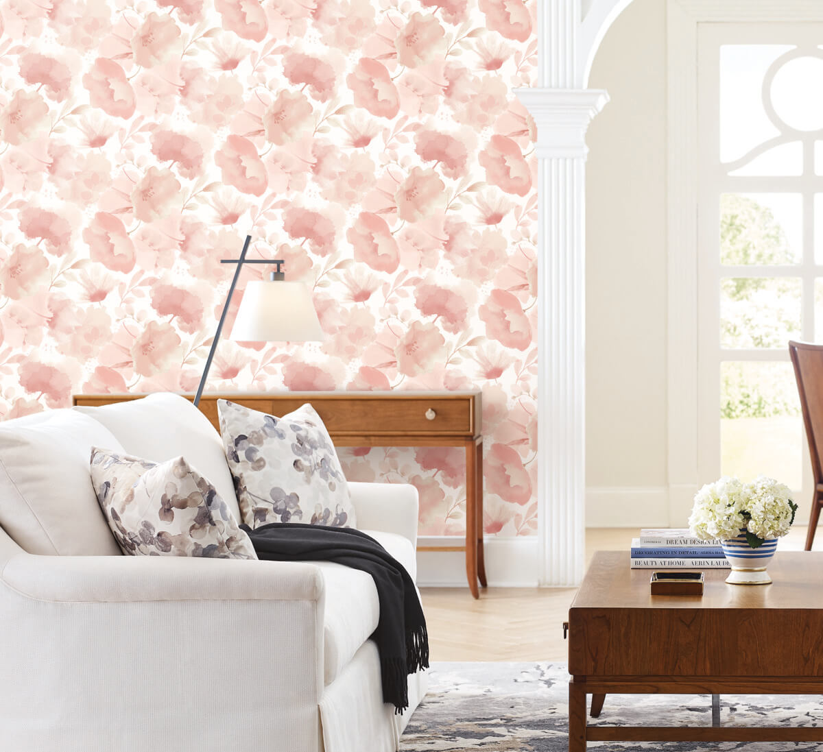 Blooms Second Edition Watercolor Bouquet Wallpaper