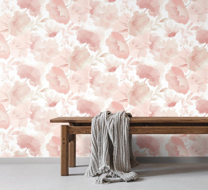 Blooms Second Edition Watercolor Bouquet Wallpaper