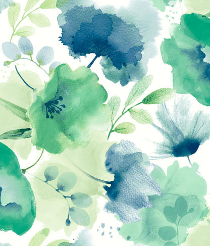Blooms Second Edition Watercolor Bouquet Wallpaper