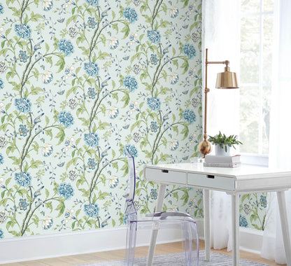 Teahouse Floral Wallpaper