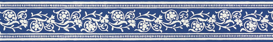 Blue Room Réveillon Border by Adelphi Paper Hangings in Original