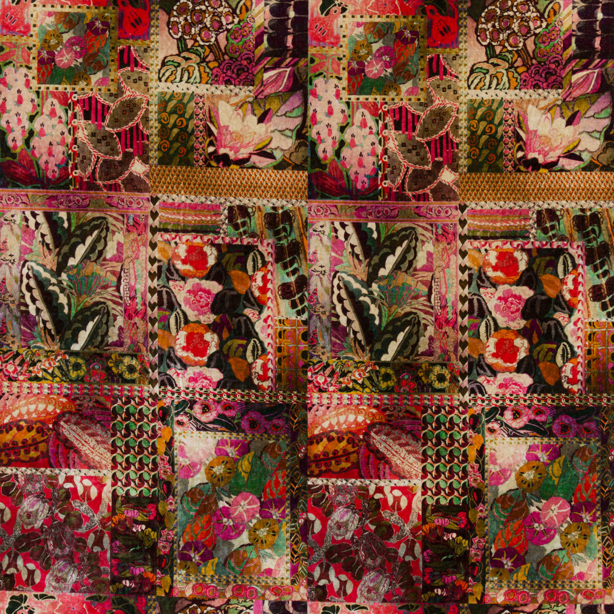Barcelona Fabric by G P & J Baker in Magenta