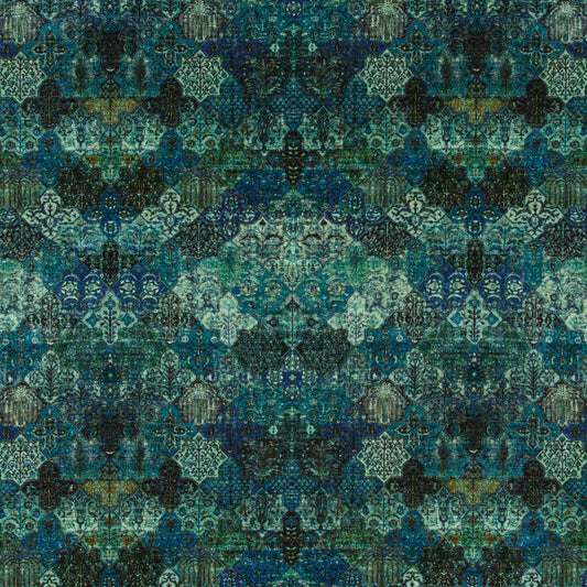 Sampul Fabric by G P & J Baker in Peacock