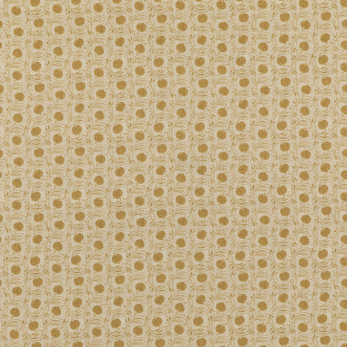 Seed Pod Fabric by G P & J Baker in Ochre