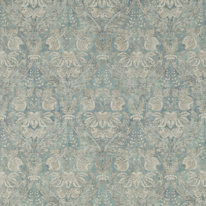 Lapura Damask Fabric by G P & J Baker in Blue