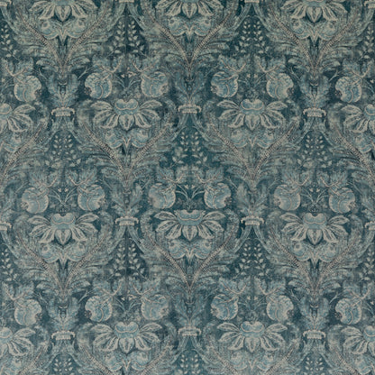 Lapura Velvet Fabric by G P & J Baker in Blue