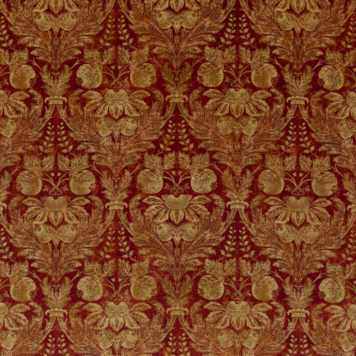 Lapura Velvet Fabric by G P & J Baker in Indian Red