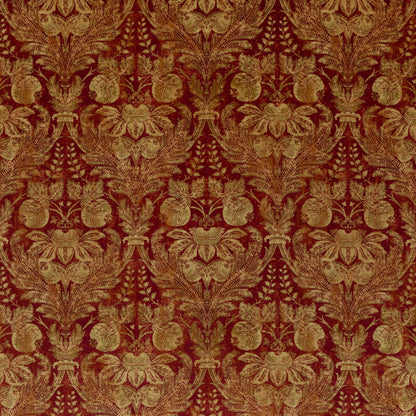 Lapura Velvet Fabric by G P & J Baker in Indian Red