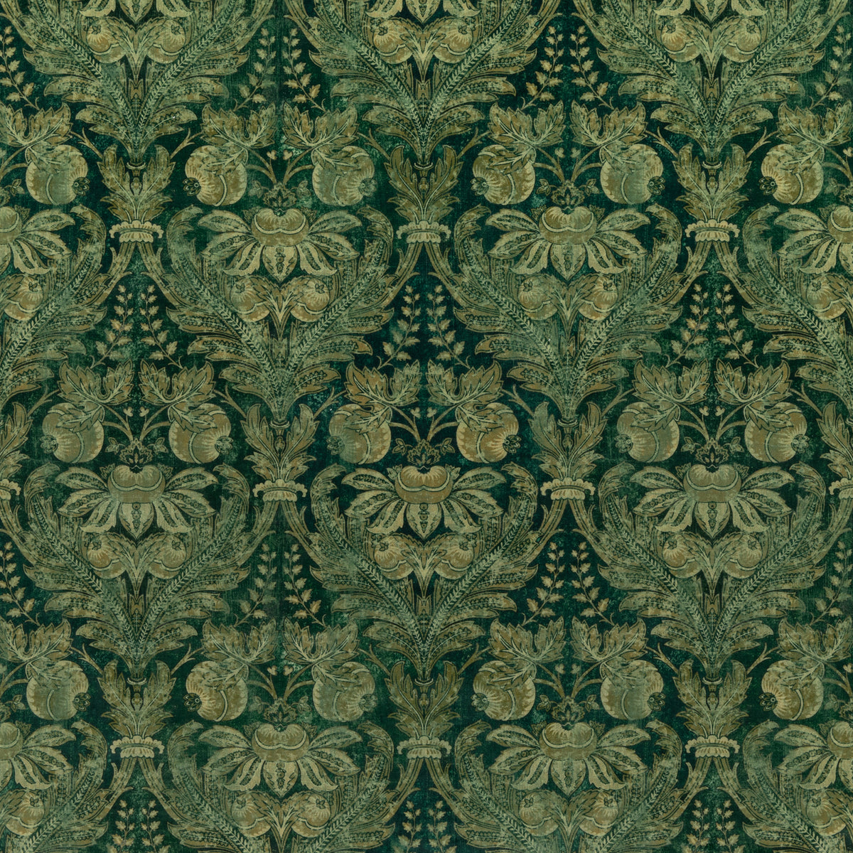 Lapura Velvet Fabric by G P & J Baker in Emerald