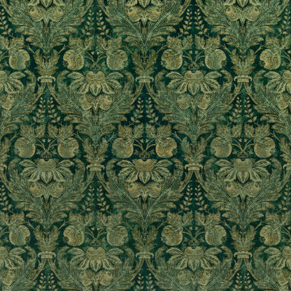Lapura Velvet Fabric by G P & J Baker in Emerald
