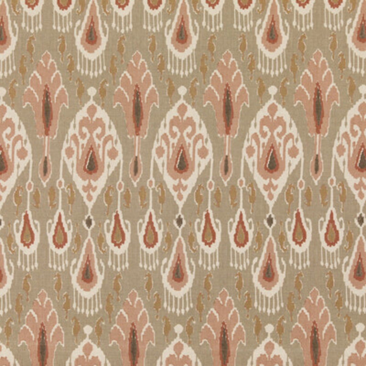 Ikat Bokhara Fabric by G P & J Baker in Neutral