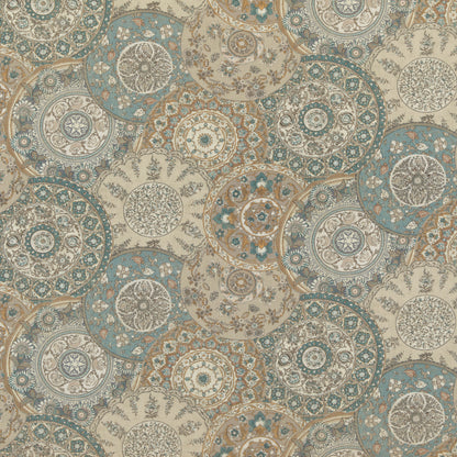 Imari Fabric by G P & J Baker in Soft Blue