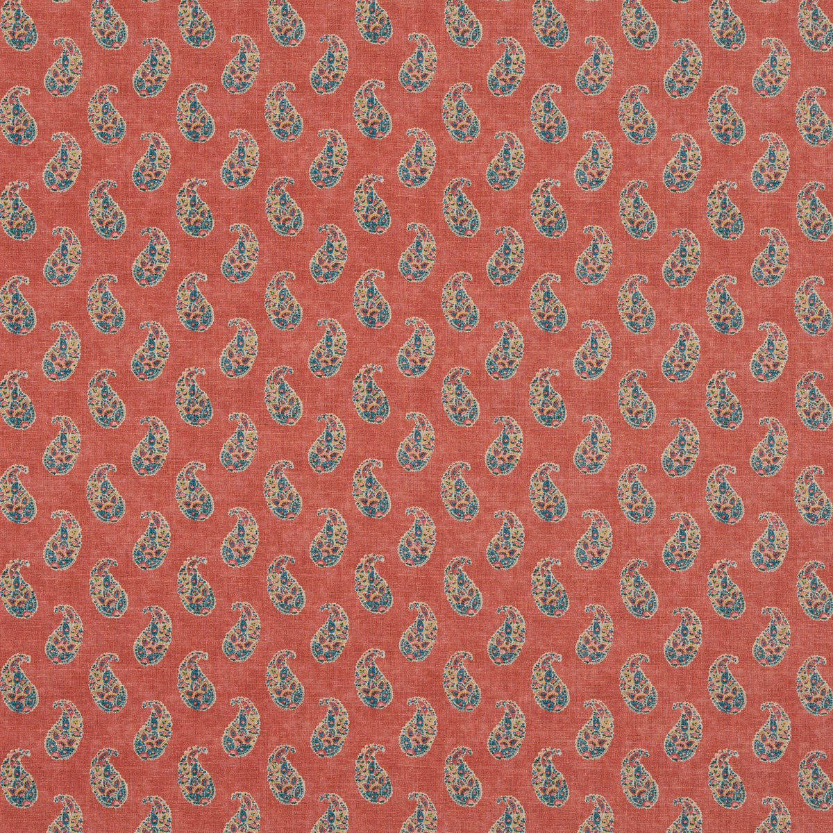 Patola Paisley Fabric by G P & J Baker in Red