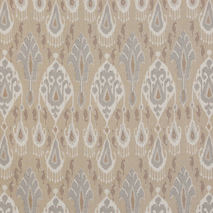 Ikat Bokhara Linen Fabric by G P & J Baker in Parchment