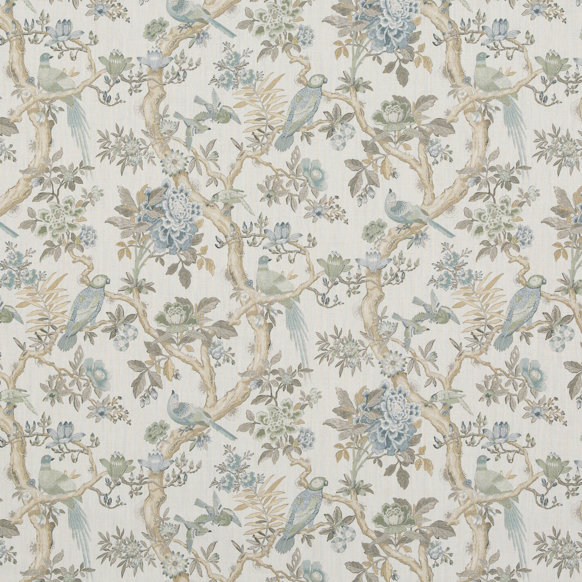 Eltham Fabric by G P & J Baker in Aqua