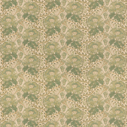 Little Brantwood Fabric by G P & J Baker in Green