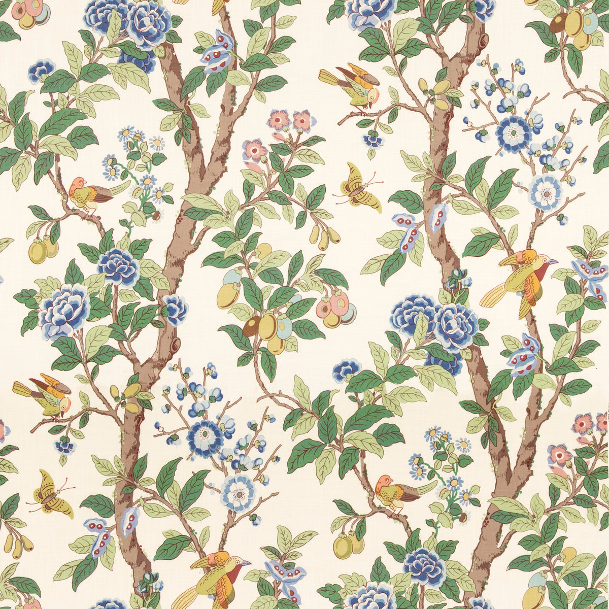 Eldon Fabric by G P & J Baker in Blue/Green