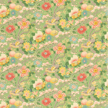 Little Magnolia Fabric by G P & J Baker in Emerald