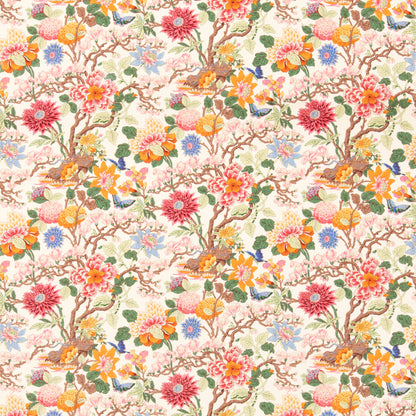 Little Magnolia Fabric by G P & J Baker in Pink/Orange