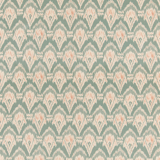 Zaraband Texture - Teal/Spice