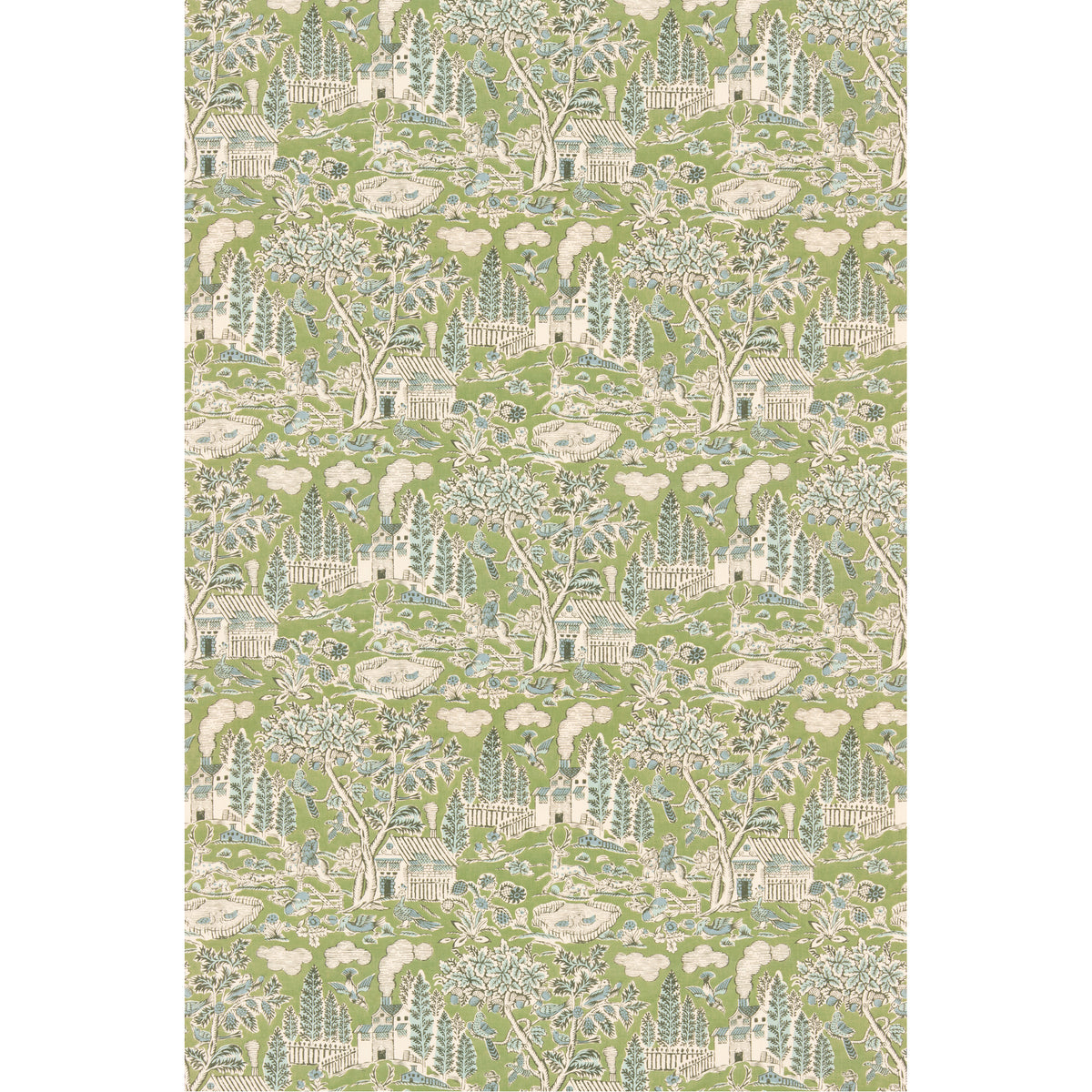 Home Park Fabric by G P & J Baker in Emerald