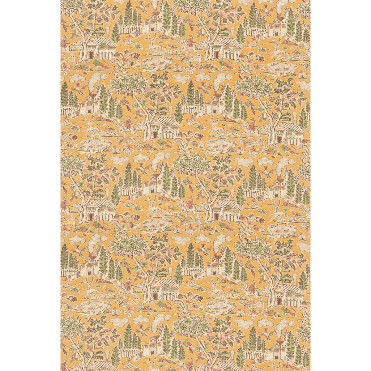 Home Park Fabric by G P & J Baker in Ochre