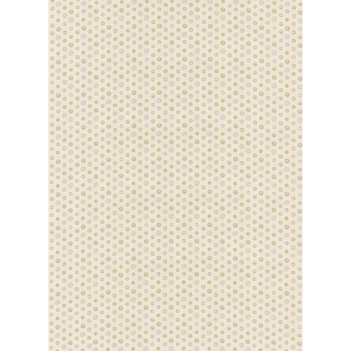Court Buttons Fabric by G P & J Baker in Blue/Green