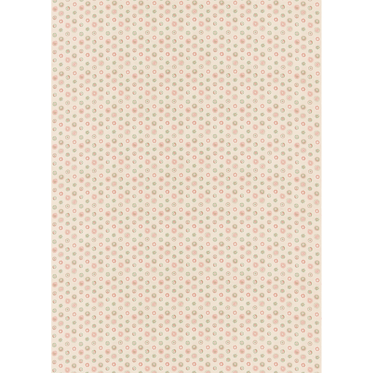 Court Buttons Fabric by G P & J Baker in Pink/Green