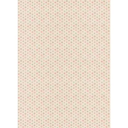 Court Buttons Fabric by G P & J Baker in Pink/Green