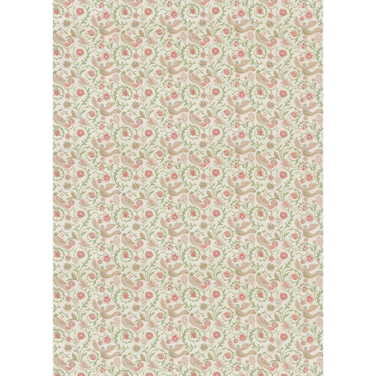 Royal Court Fabric by G P & J Baker in Pink/Green