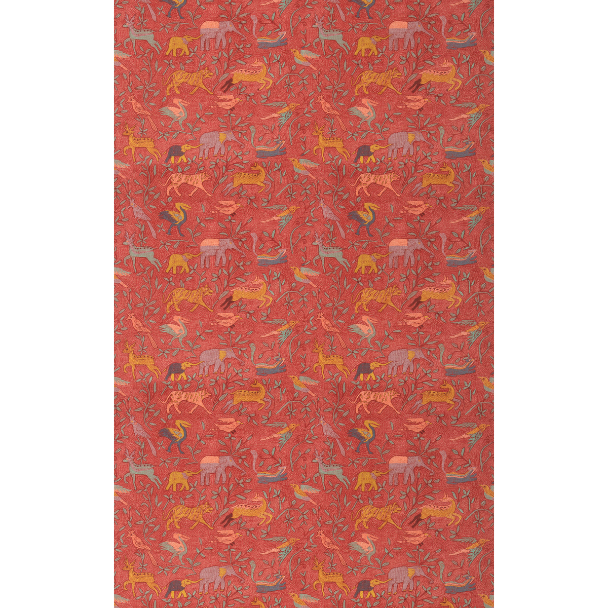Noah's Ark Fabric by G P & J Baker in Spice
