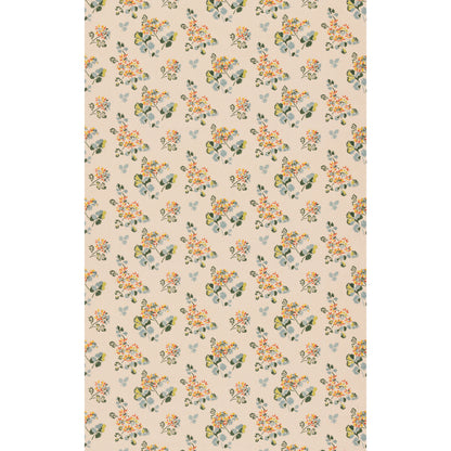 Forest Flower Fabric by G P & J Baker in Teal/Spice