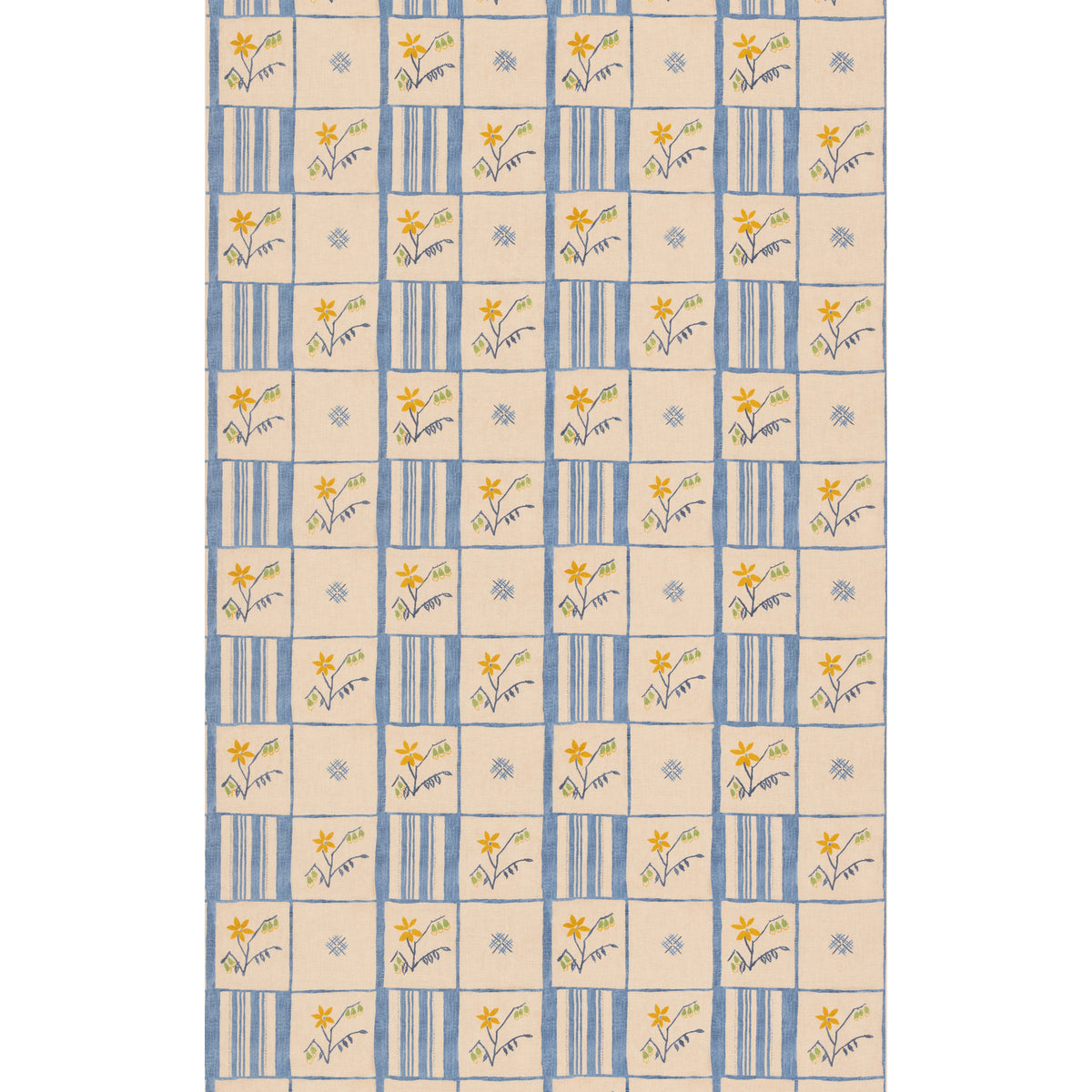Forget-Me-Not Fabric by G P & J Baker in Blue