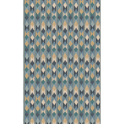 Compass Fabric by G P & J Baker in Blue