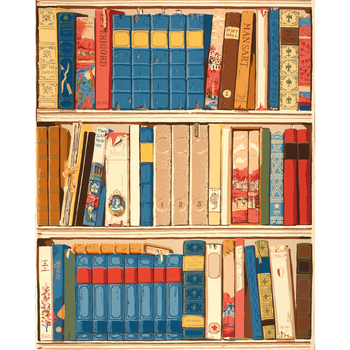 Bibliotheque - Red/Blue