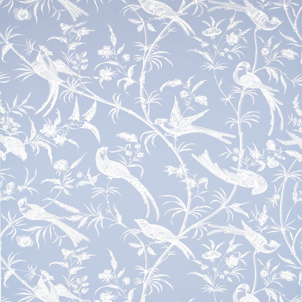 Bengali Wallpaper by Brunschwig & Fils in Periwinkle