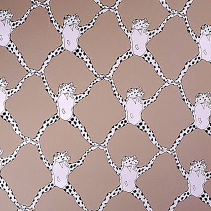 Frog Treillage On Vinyl - Mushroom