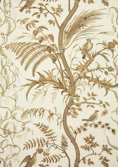 Bird and Thistle Wallpaper