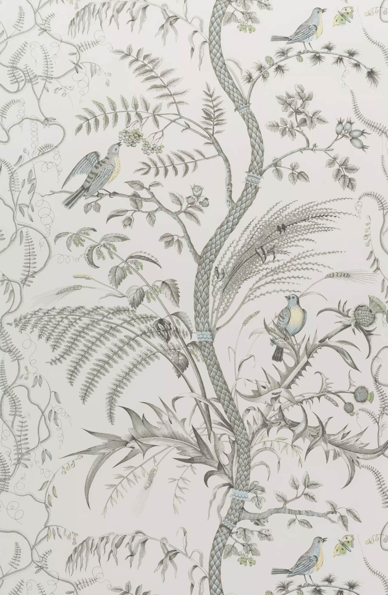 Bird and Thistle Wallpaper