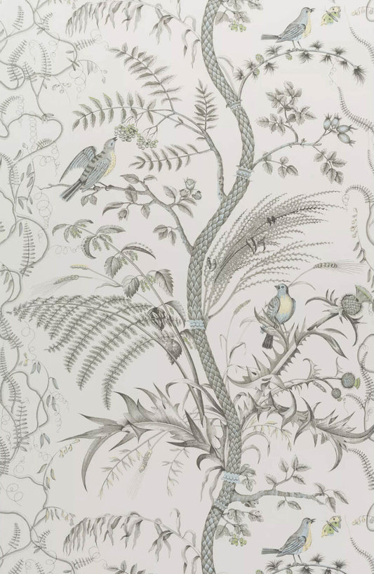 Bird and Thistle Wallpaper