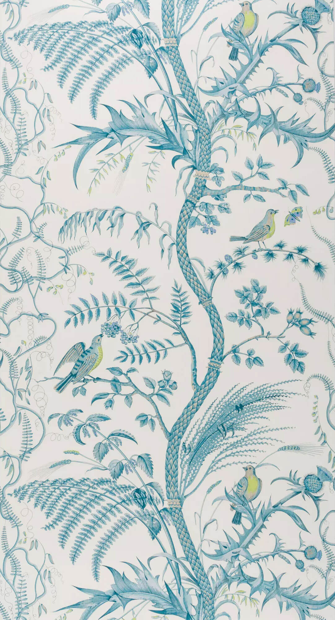 Bird and Thistle Wallpaper