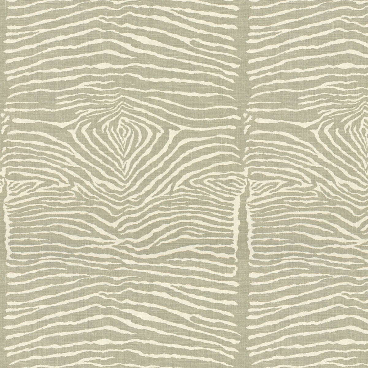 Le Zebre Linen Print Fabric by Brunschwig & Fils in Pewter
