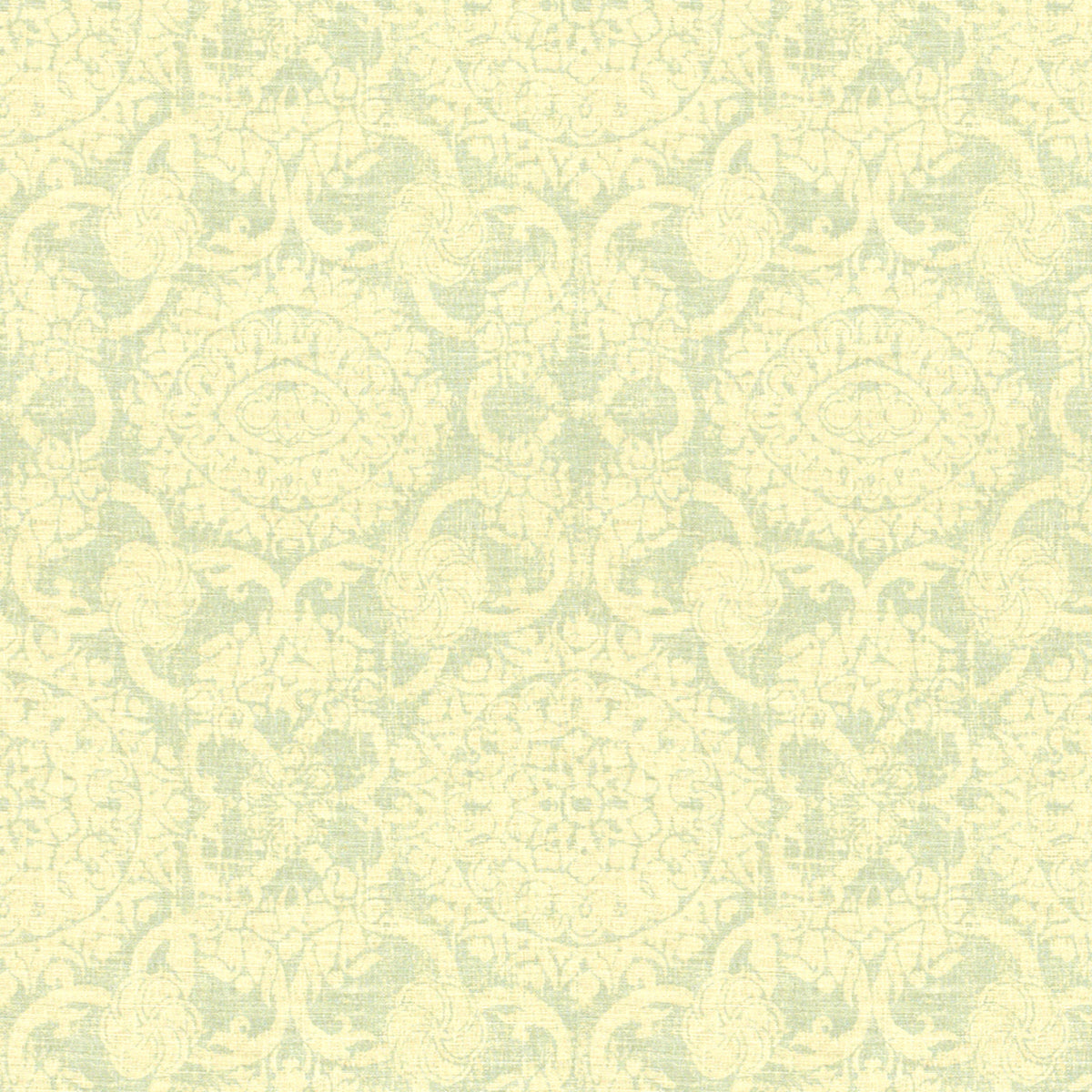 Marquesas Linen Print Fabric by Brunschwig & Fils in Sea